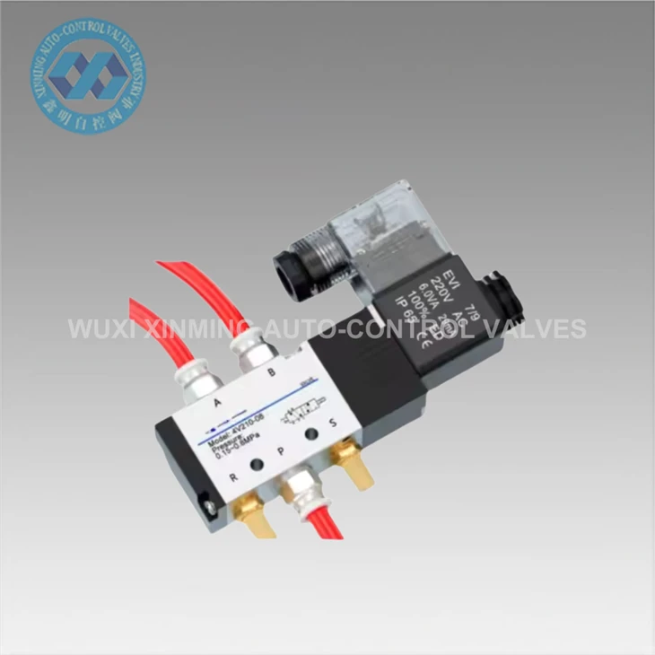 Alumínium ötvözet pneumatikus mágnesszelep 52 AC220V 110V